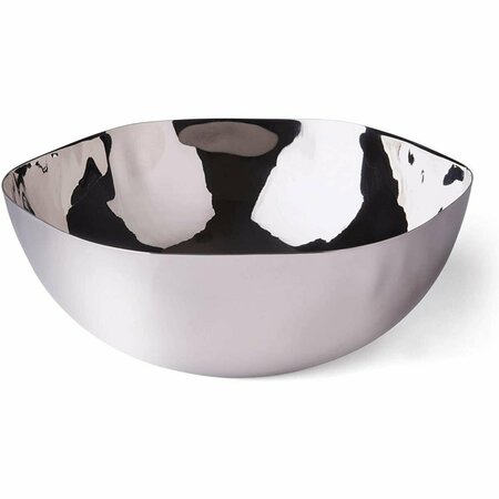 AURIC 6 in. Stainless Steel Organic Shape Bowl, Silver AU3028737